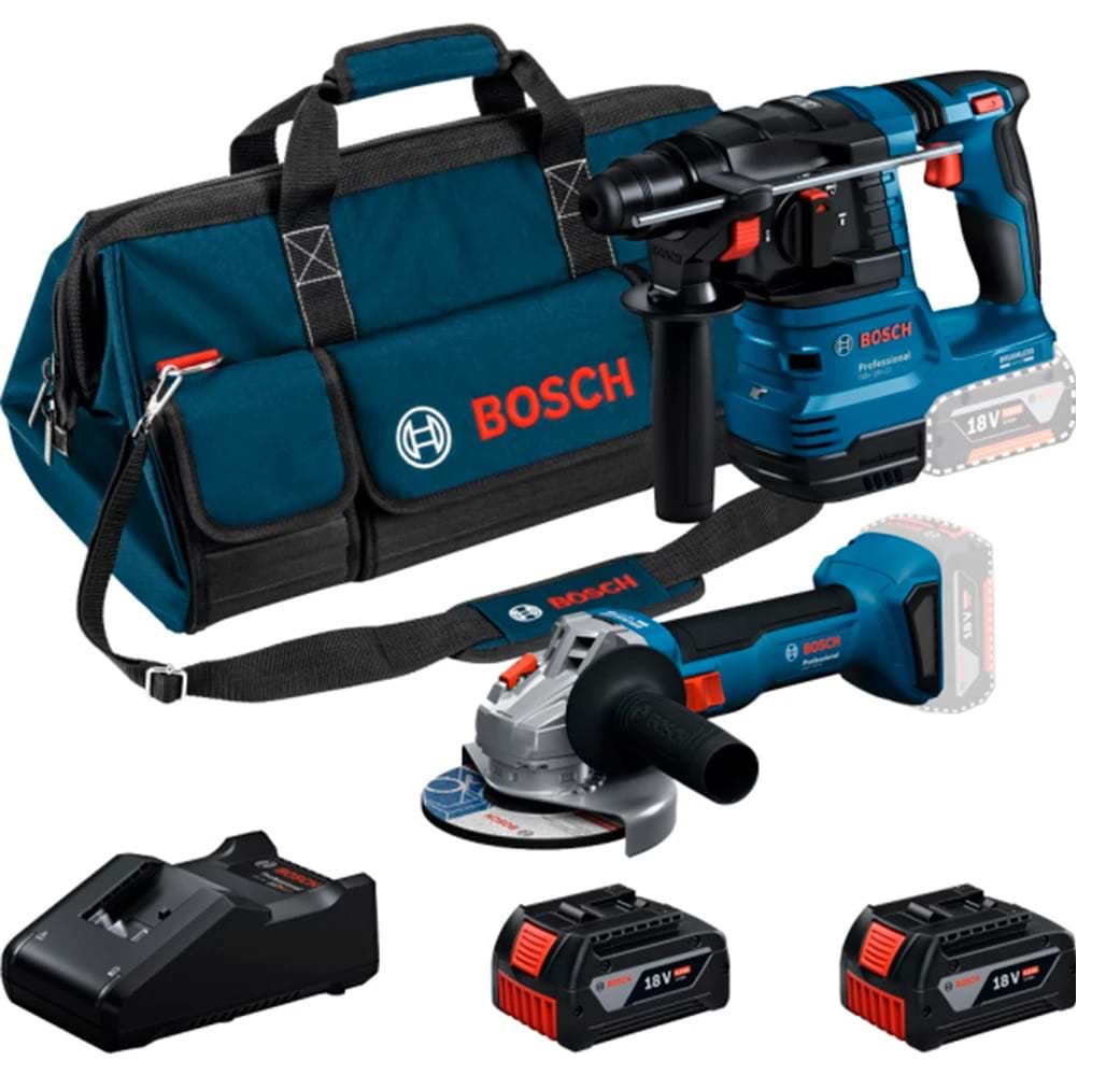 Набор электроинструментов Bosch Professional 18В GBH 18V-22+GWS 18V-8(0.615.V00.03C)